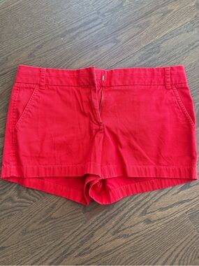 J. Crew Women’s Red Cotton Shorts